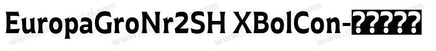 EuropaGroNr2SH XBolCon字体转换